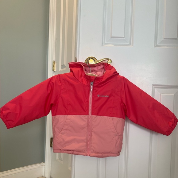 Toddler/kids 2T Columbia Reversible Waterproof/Winter Coat and Bib Pant Set - Picture 2 of 7